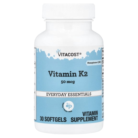 Vitacost Vitamin K2, 50 mcg, 30 Softgels