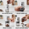 thumbnail image 5 of Coffee Grinder, Portable Electric Coffee Bean Grinder Fast Grinding Coffee Grinders for Home Use, 5 of 9