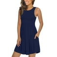 thumbnail image 2 of Fantaslook Summer Dresses for Women Casual Stretchy Sun Dress Sleeveless Beach Dresses with Pockets, 2 of 6