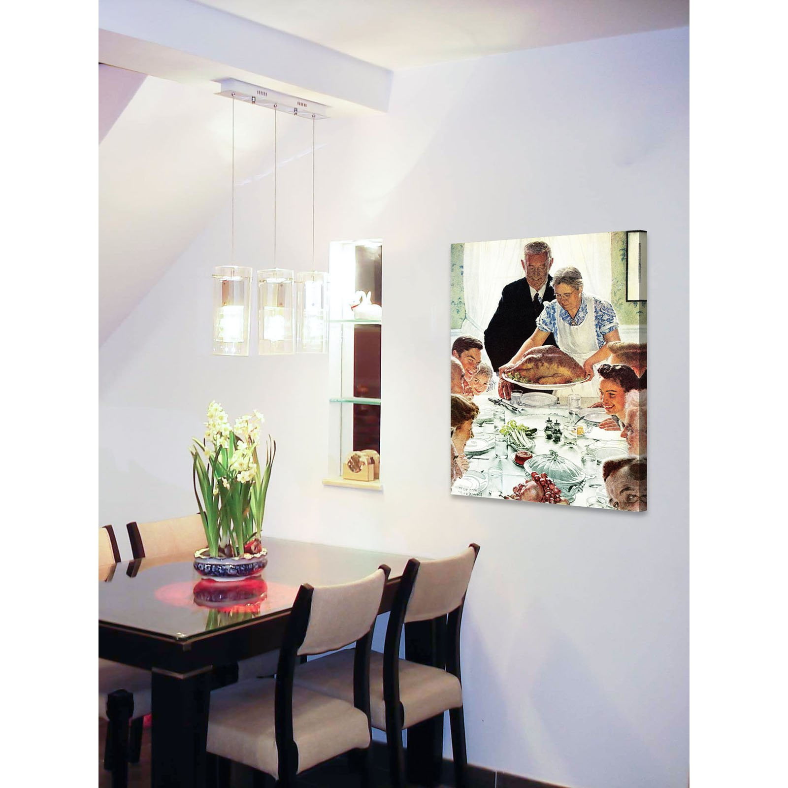 Marmont Hill Freedom From Want by Norman Rockwell Canvas Wall Art