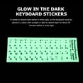thumbnail image 4 of MasteelfCA 1 Sheet Glow In The Dark Keyboard Sticker Russian Keyboard Replacement Sticker, 4 of 8