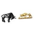 thumbnail image 1 of Escultura De Toro De Resina Moderna, Figura Abstracta, Obra De Arte Coleccionable Para Entrada, Mesa, Escritorio, Estante, Oficina, Feng Shui, Estatua De Animal, Regalo, 1 of 8