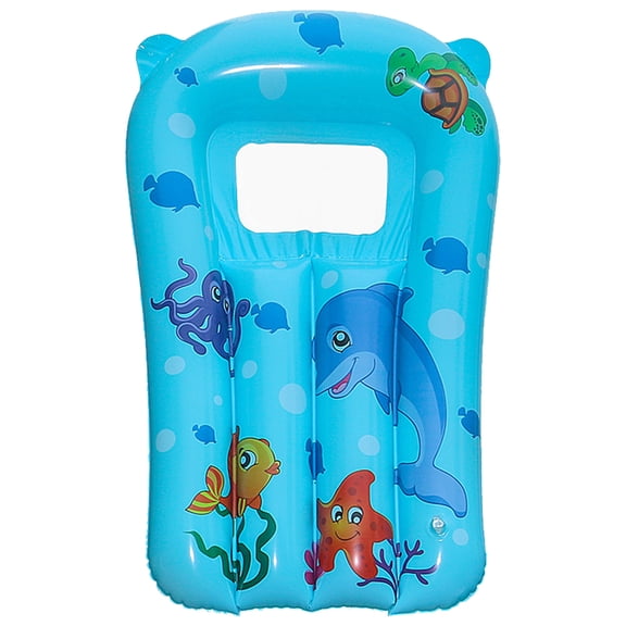 Inflatable Surf Body Board, 27.95x17.72 inch Surfboard with Handles, Summer Swimming Bodyboard for Water Slide, Pool, Beach