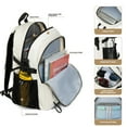 thumbnail image 3 of Travelhouse Travel Backpack Business 18 Inch Business Anti Theft Slim Sturdy College School Computer Bag.White, 3 of 8
