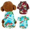 thumbnail image 5 of Forzero Pet Colorful Summer Hawaii Style Costume Cool Breathable Chiffon Short Sleeve Printed Shirt For Dogs, 5 of 7