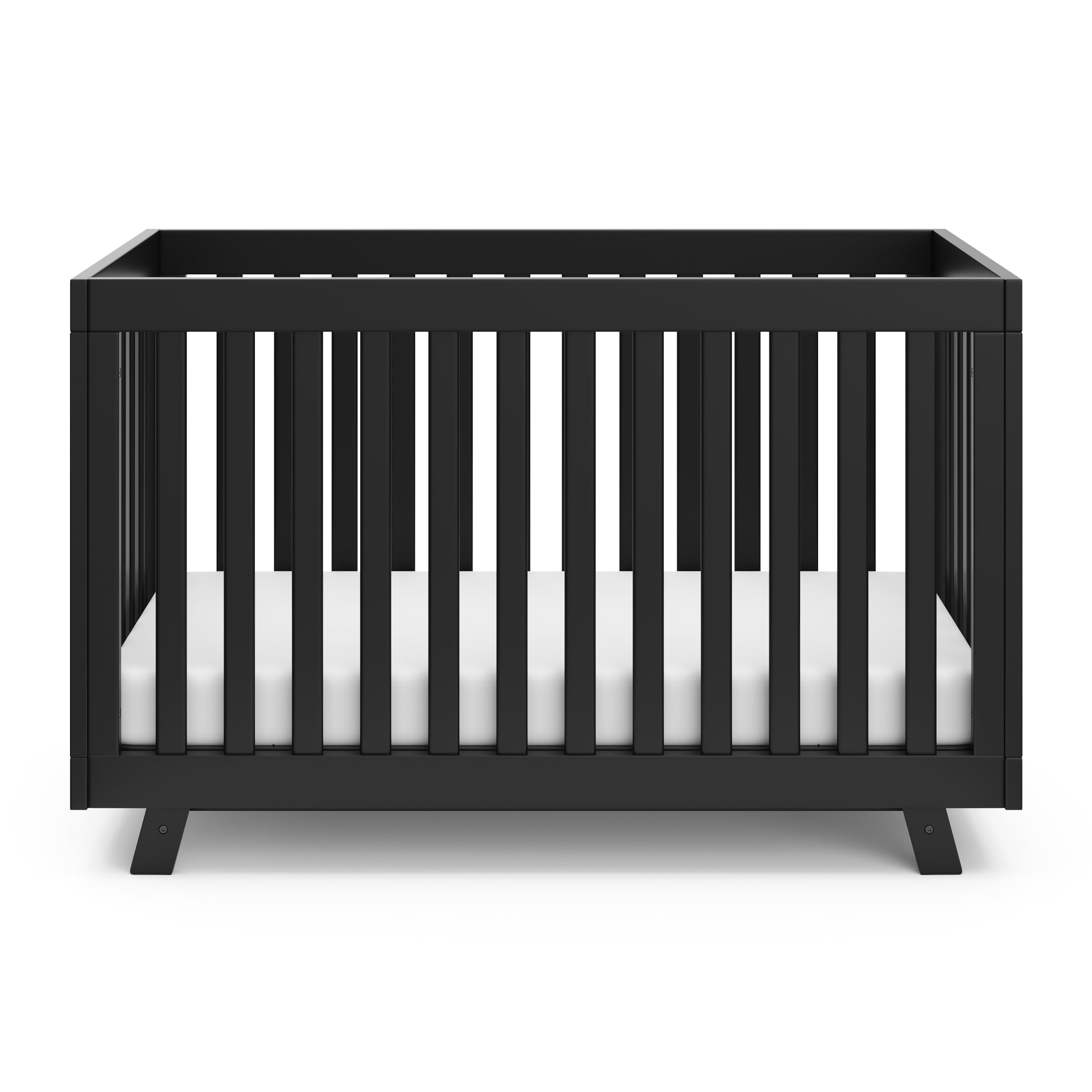 Storkcraft Beckett 3-in-1 Convertible Baby Crib, Black