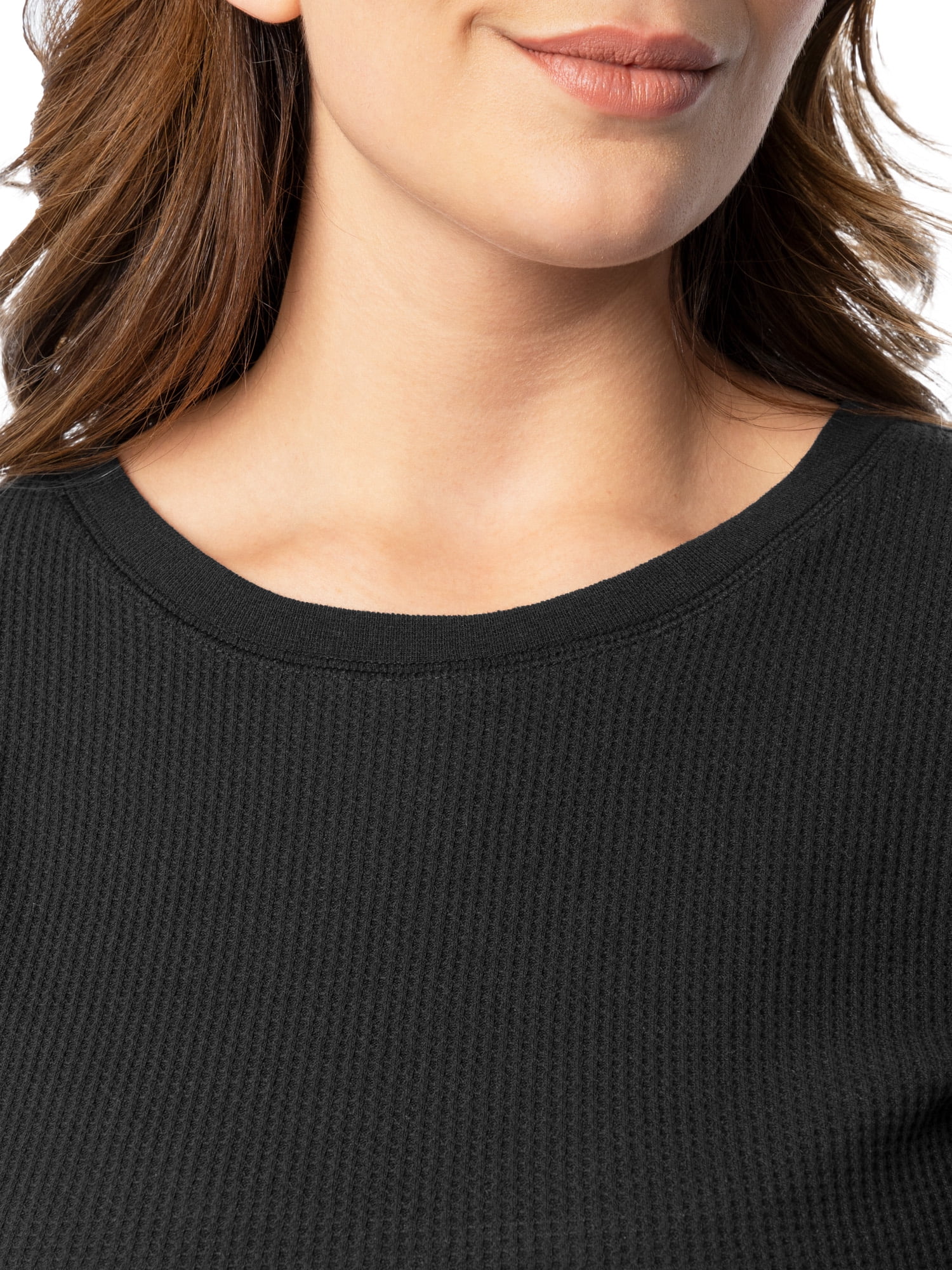 Fruit of the Loom Women's Recycled Waffle Thermal Top 2PK, Sizes XS-4XL