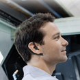 thumbnail image 3 of Auriculares inalámbricos con manos libres Bluetooth 5,0, auriculares deportivos con gancho para la oreja para negocios, correr, conducir, gimnasio, natación, Fitness Negro, 3 of 8