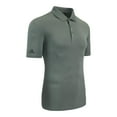thumbnail image 2 of Adidas Mens Performance Polo, 2XL, Grey Three, 2 of 3