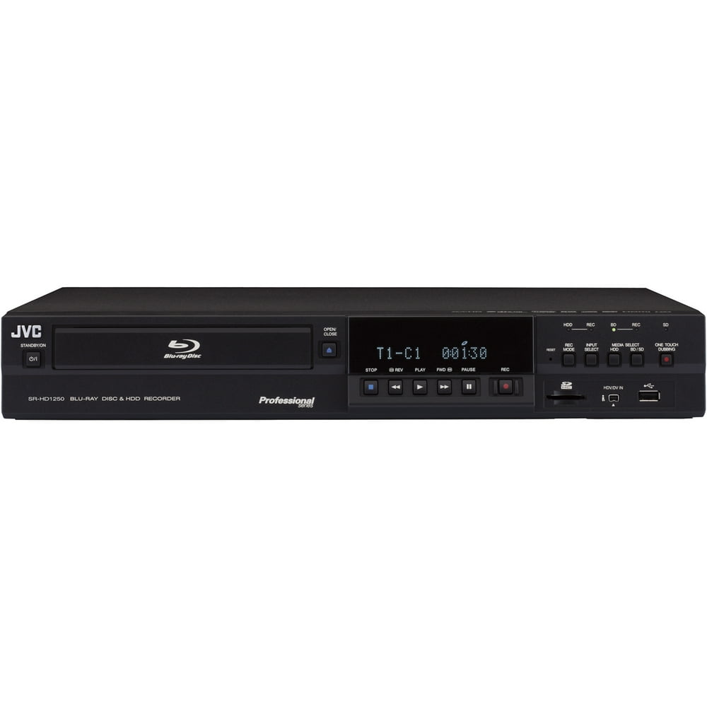 JVC SRHD1250US Blu Ray & DVD Recorder Combo Player