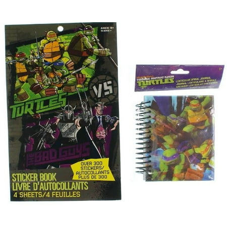 (4 Pack) Teenage Mutant Ninja Turtles 300 Count Jumbo Sticker (Best Mods For Ninja 300)