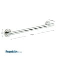 thumbnail image 5 of Franklin Brass Voi5924 Voisin 24" Wide Grab Bar - Stainless Steel, 5 of 6