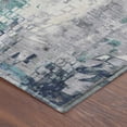 thumbnail image 3 of Addison Rugs Mayfield Premium Machine Washable Transitional Abstract Teal Rectangle Rug, 10' x 14', 3 of 6