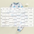 thumbnail image 3 of GCETTIC Little Boys Pajamas Toddler Pajamas Girls Boys Pajamas for Kids Snug Fit Long Short Sleeves Pjs Set White,3-4 Years, 3 of 6