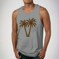 thumbnail image 2 of ZCFZJW Mens 3D Tank Top Novelty Tropical Palm Tree Pattern Graphic Breathable Quick Dry Sleeveless Beach Athletic Tees Vest Tops Gray L, 2 of 5