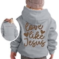 thumbnail image 5 of Vividxx Boys Hoodies Cute Letter Print Long Sleeved Hooded Sweatshirt Casual Loose Pullover For Fall Winter Clothes 5-6 Years, 5 of 7