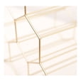 thumbnail image 2 of COSMOBETTY Stable Golden Iron Wine Organizer Home Decor 1Pack 11.2 x 8.5 x 10.7in, 2 of 8