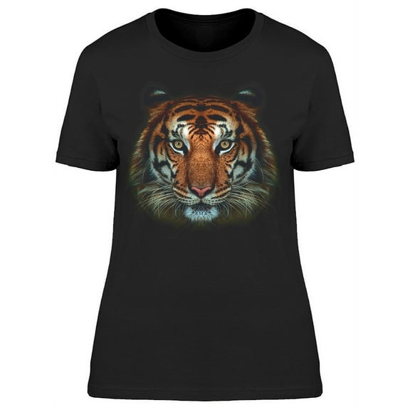 Face Of Tiger T-Shirt Women -Image by Shutterstock, Female XX-Large