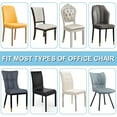 thumbnail image 6 of CAVEEN Dining Room Chair Covers 4 Pack Dining Chair Covers with Ties, High Stretch Chair Seat Protector Cover Removable Washable Dining Chair Slipcover for Dining Room, 6 of 7