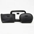 thumbnail image 2 of Impressions Vanity Barbados 3 Pieces Zippered Travel Makeup Bag Set, Waterproof Cosmetic Pouch (Black), 2 of 4