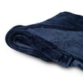 thumbnail image 2 of BIRDROCK HOME Internet's Best Plush Throw Blankets | Navy (Blue) | Ultra Soft Couch Blanket | Light Weight Sofa Throw | 100% Microfiber Polyester | Easy Travel | King Bed | 108 x 90, 2 of 4