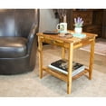thumbnail image 5 of Casual Contemporary Living 2-Tier Solid Acacia End Table with Drawer - Brown, 5 of 7