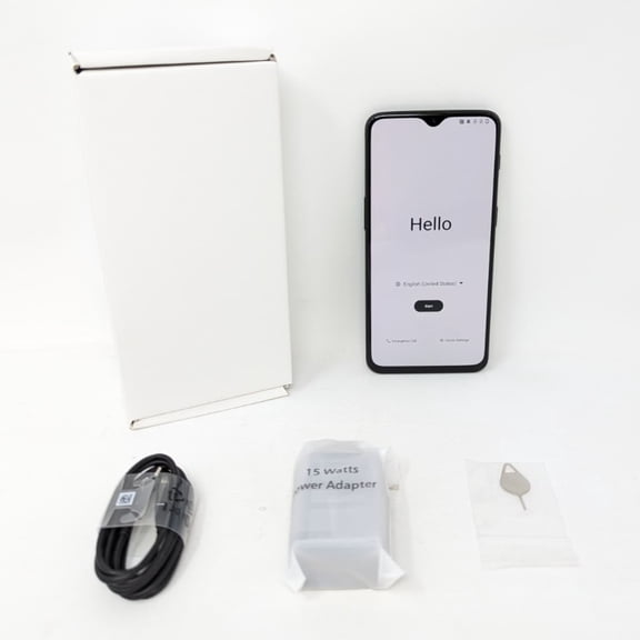 Pre-Owned Oneplus 6T 256GB A6013 GSM Unlocked 6.41" 8GB RAM 20MP Smartphone - Midnight Black (Fair)