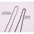 thumbnail image 4 of Épingles à Cheveux en Forme de U Épingles à Cheveux, Épingles à Cheveux Mariée Marron (Brun-60pcs), 4 of 5
