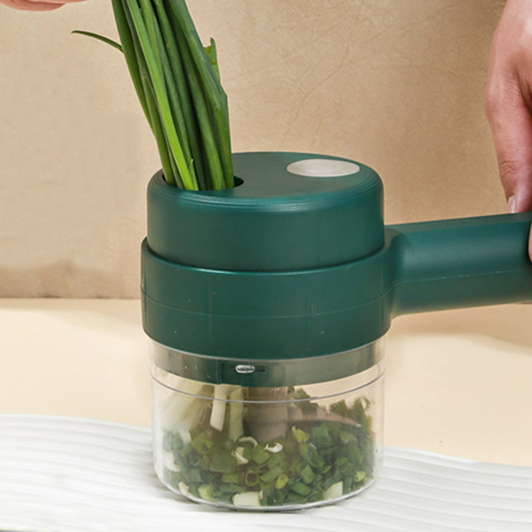 4 In 1 Handheld Electric Vegetable Cutter Set – Zestibuy