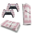 thumbnail image 5 of Pink Heart Check Merch PS5/PS5 Pro/PS5 Slim Digital Disc Skin Sticker For Console And Controller Skins, 5 of 7