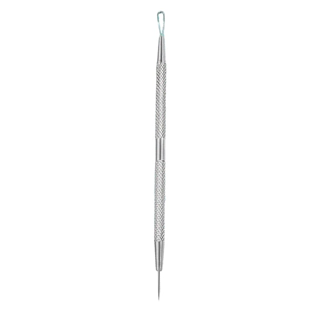 Qarigey Comedown Remover Blackhead Whitehead Spot Extractor de acné facial Herramienta profesional de eliminación de espinillas para Tratamientos faciales Como se muestra Tipo 2