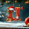 thumbnail image 1 of 26 Adornos de Letras para Árbol de Navidad | Decoraciones Colgantes con Alfabeto para Decoración Navideña Personalizada DIY, 1 of 5