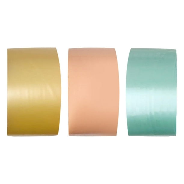 3x Interesante cinta adhesiva de bola, juguete sensorial para niños, cinta adhesiva de bola DIY naranja y verde amarillo