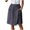Dark Gray, variant on AHTJRT Women's Skorts Elastic High Waisted Short Pants with Pockets Lightweight Casual Solid Color Straight Trousers Green S