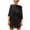 Black, variant on Utoimkio Women's Sequins 3/4 Sleeve Party Mini Dresses Fall Elegant Crewneck Formal Evening Dresses for Women
