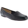 thumbnail image 1 of Women's Bandolino Liberty Flat Navy Leather 8 W, 1 of 6