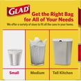 thumbnail image 2 of Bolsas de basura pequeñas Glad, 4 galones, blancas, 30 unidades, 2 of 7
