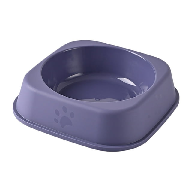 Cat and Dog Bowls Set for Indoor Outdoor Use - Reusable Bulk Feeding Food Water Dishes with Colorful Options for