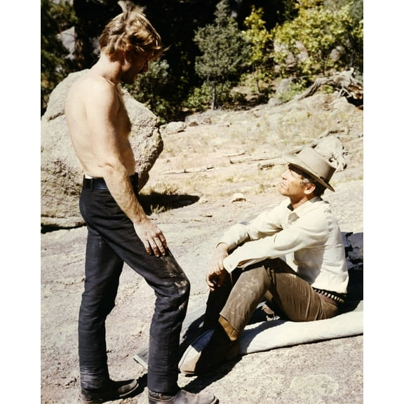 Butch Cassidy And The Sundance Kid Featuring Paul Newman Robert Redford 24X36 Classic Hollywood Poster
