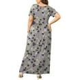 thumbnail image 3 of WUJINXIA Women's Summer Plus Size 2X to 6X Maxi Loose Dress with Pockets, 3 of 7