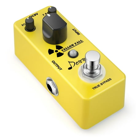 Donner Yellow Fall Vintage Pure Analog Delay Guitar Effect Pedal True (Best Cheap Delay Pedal)