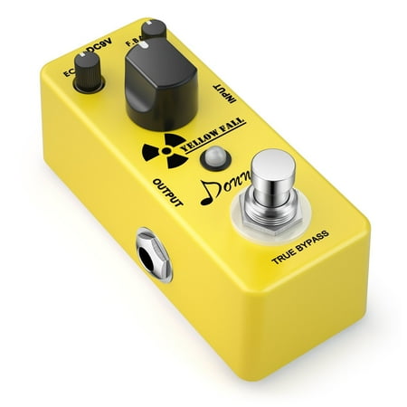 Donner Yellow Fall Vintage Pure Analog Delay Guitar Effect Pedal True (Best Analog Delay Pedal)