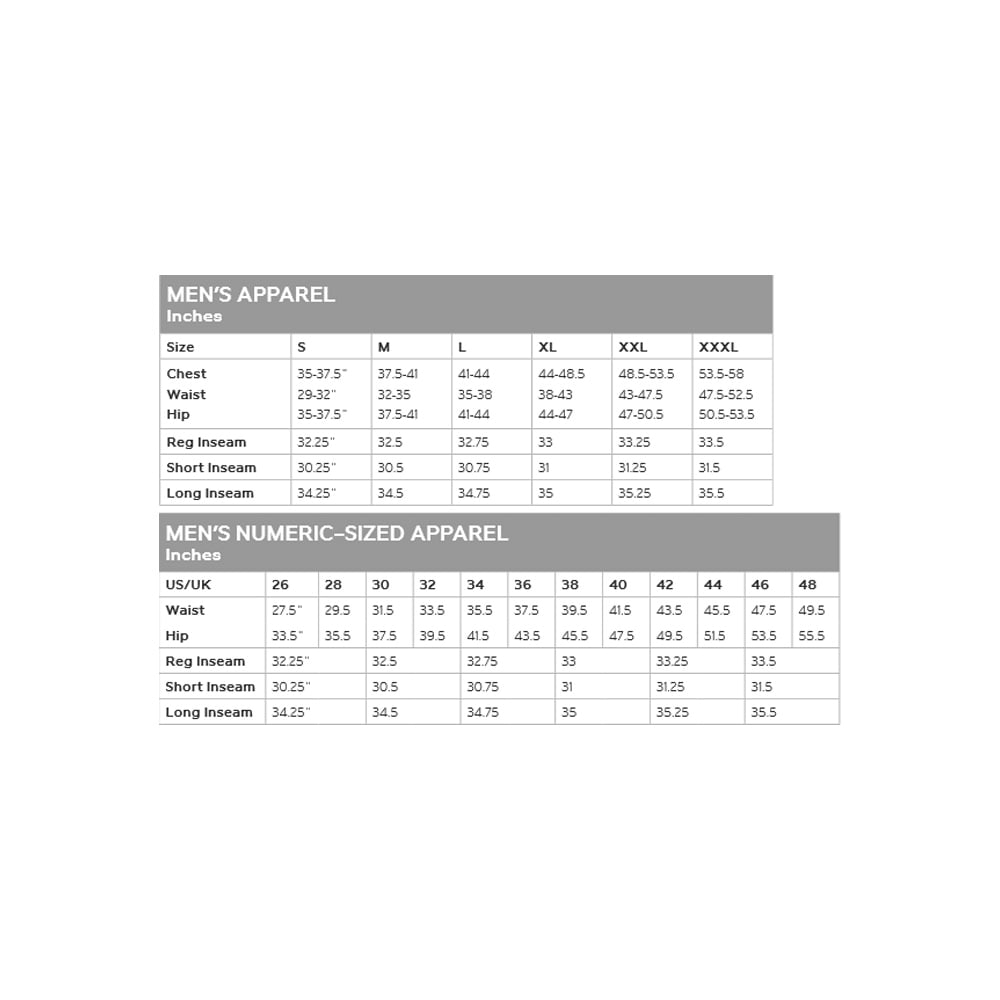 nike jogger size chart