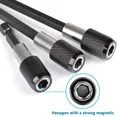 thumbnail image 2 of Vástago hexagonal de 1/4 pulgadas, taladro eléctrico de liberación rápida, broca de destornillador magnético, soporte de extensión ajustable, herramienta eléctrica de vástago de barra, 2 of 5