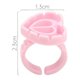 thumbnail image 3 of AILEISHI-Anillo de pegamento desechable para extensión de pestañas, recipiente para pigmento de tatuaje, proveedor de herramientas, venta al por mayor, 100 unids/lote por bolsa, 3 of 4