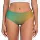 thumbnail image 1 of Fotbe Orange To Teal Gradient Calzones Estampados para Mujer – Ropa Interior de Algodón, Cómoda, Suave y Elástica-Small, 1 of 6