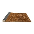 thumbnail image 2 of Ahgly Company Indoor Round Abstract Orange Modern Area Rugs, 8' Round, 2 of 4