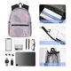 thumbnail image 4 of Easygdp Pink Flamingo Mochila Casual para Portátil, Mochila para Escuela, Viajes, Negocios, 4 of 6