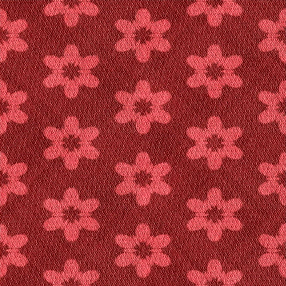 Ahgly Company Machine Washable Indoor Square Transitional Red Area Rugs, 5' Square