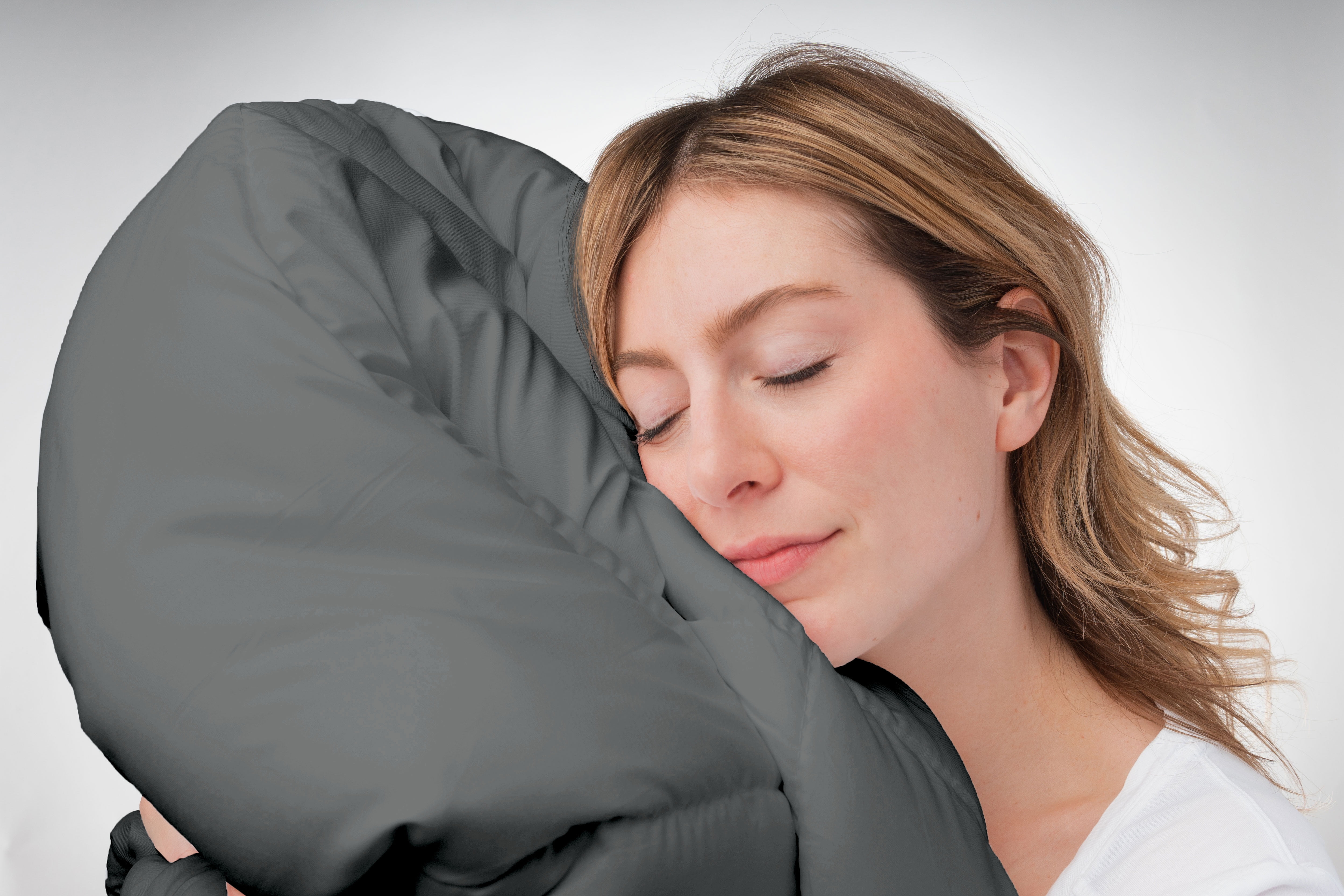 Swift Home Heavy-Filled Down Alternative Comforter, Ultra Soft All Season Hypoallergenic Bedding, Queen/Double, Grey